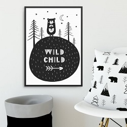 plakat dla dzieci wild child